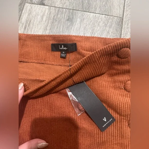 Lulus Tan Mini Skirt Corduroy - Picture 5 of 5